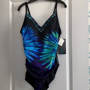 Aqua Green One Piece Swimsuit